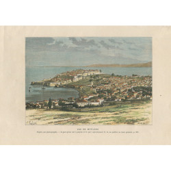 0192 VUE DE MYTILENE. D' apres une