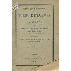 2245 CARTE ETHNOLOGIQUE DE LA TURQU