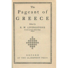 2385 THE PAGEANT OF GREECE. Edited