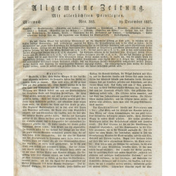 2723 ALLGEMEINE ZEITUNG