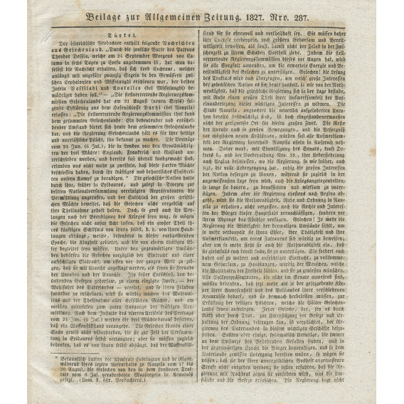 2724 BEILAGE ZUR ALLGEMEINEN ZEITUNG 1827