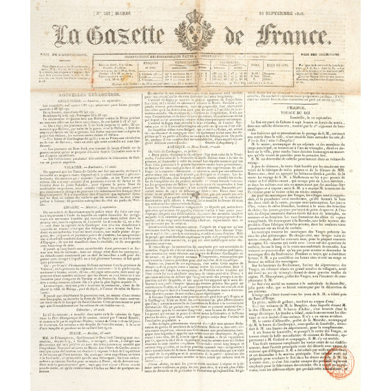 2739 LA GAZETTE DE FRANCE