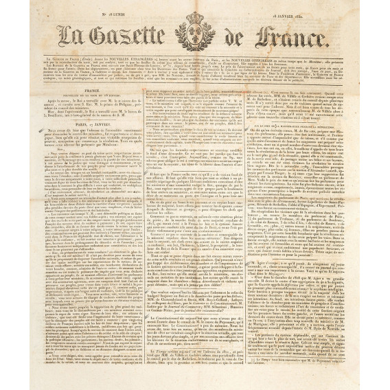 2742 LA GAZETTE DE FRANCE