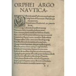 2803 ORPHEI poetarum vetustissimi A