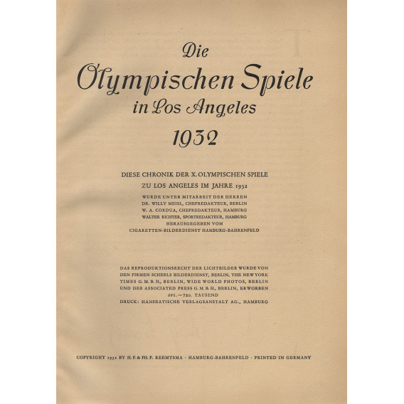 0255 DIE OLYMPISCHEN SPIELE IN LOS