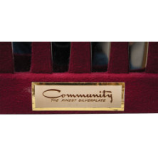 0411 COMMUNITY THE FINEST SILVERPLATE